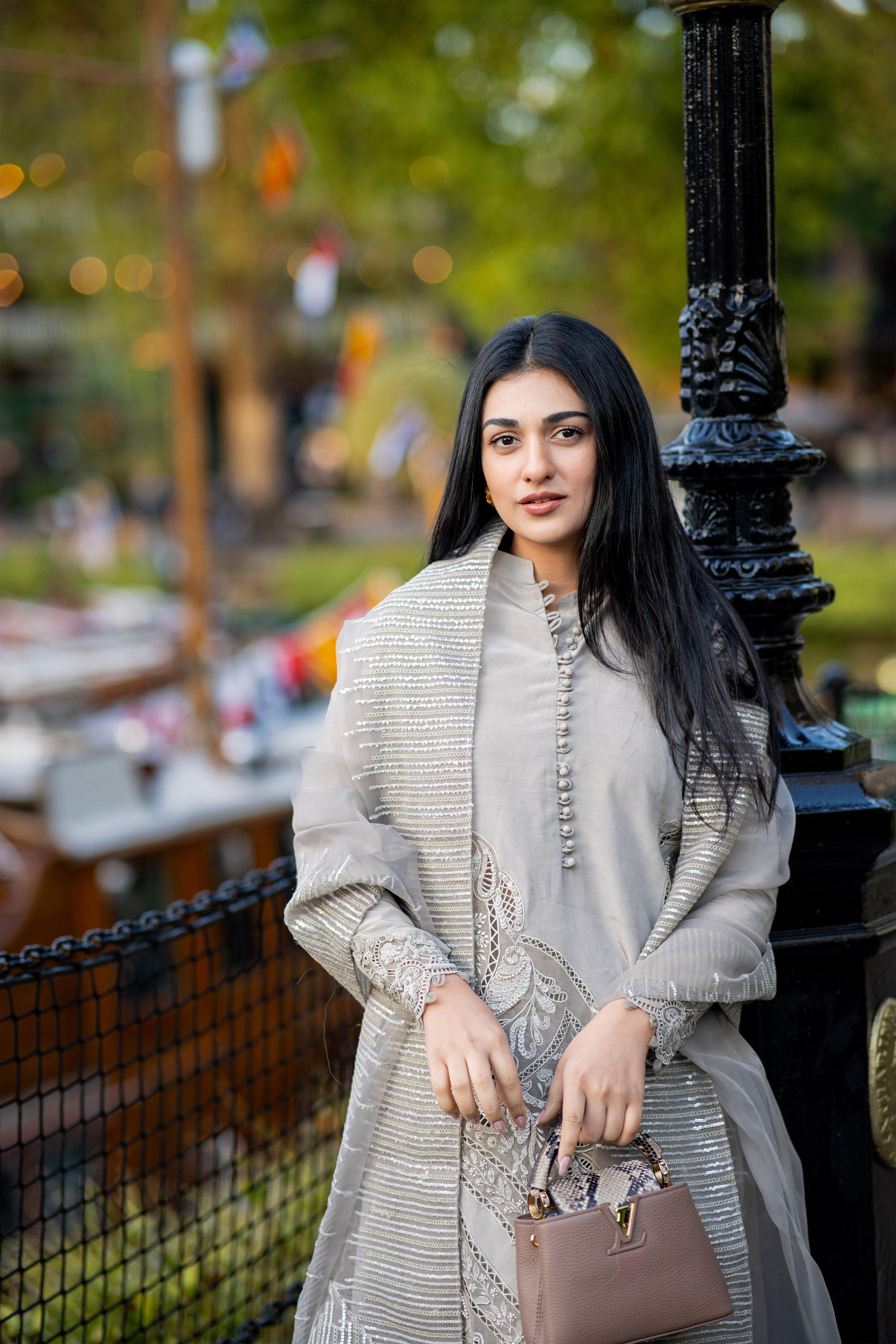 sarah khan dresses design Meeras - Sarah khan exudes modesty and elegance in our beautifully handcrafted ensemble Emerald Garden