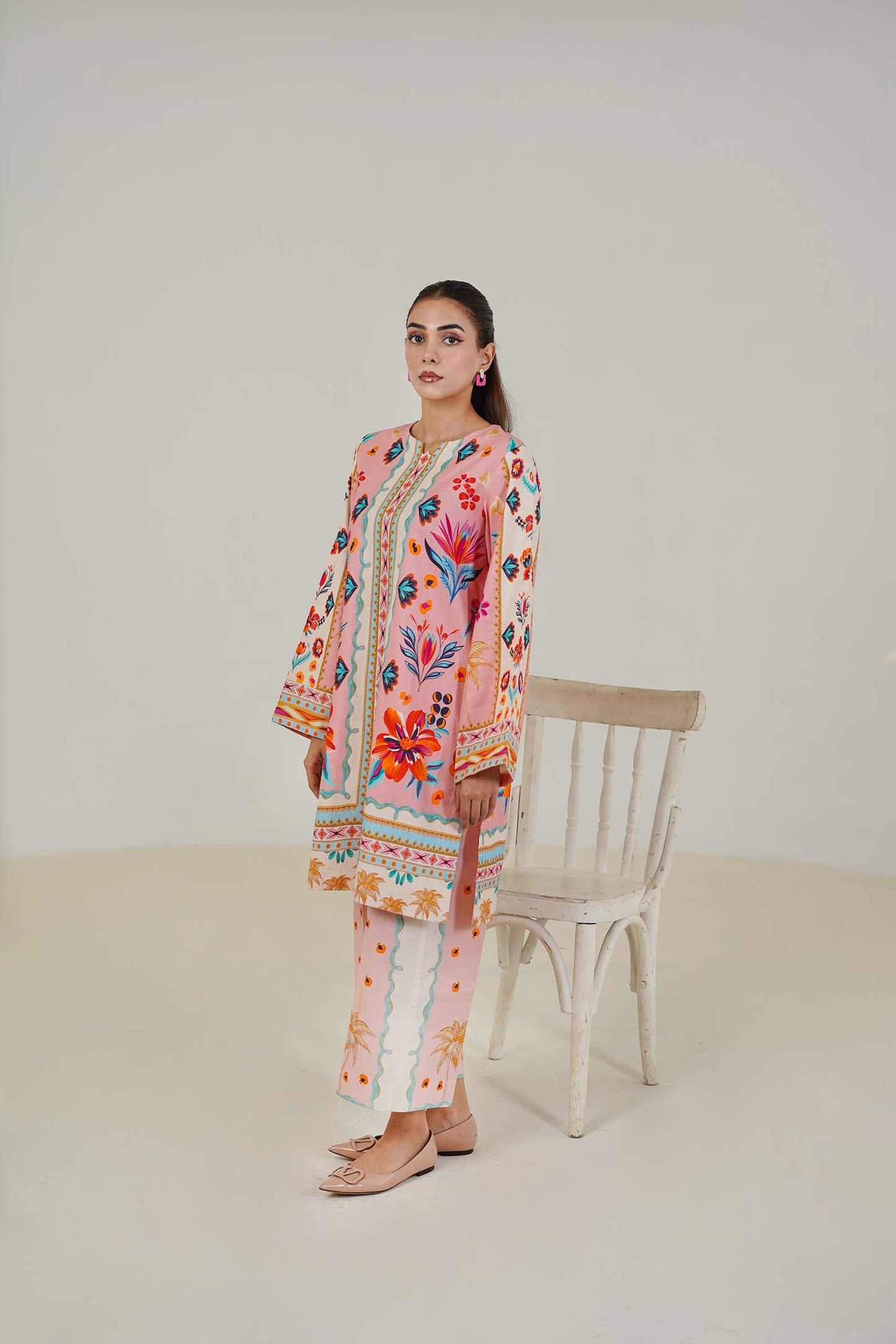 
                  
                    Lawn Co Ord Set D-1
                  
                