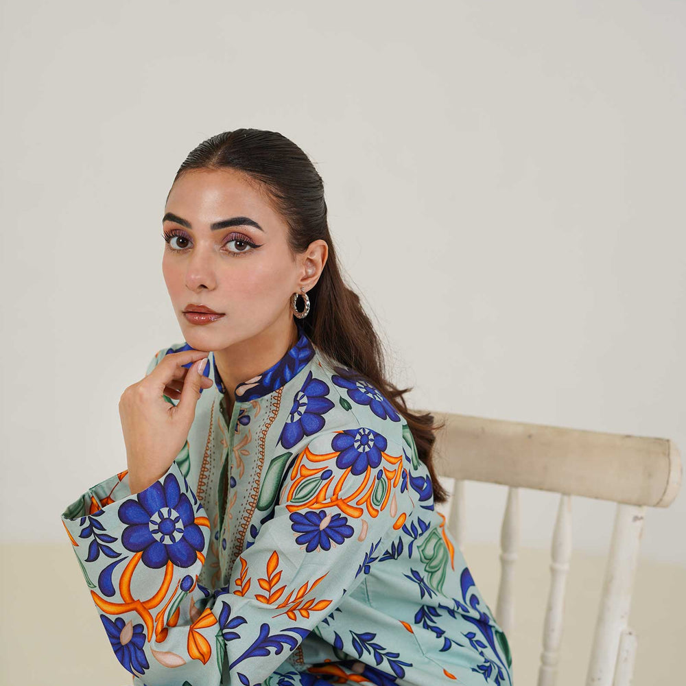
                  
                    Lawn Co Ord Set D-2
                  
                