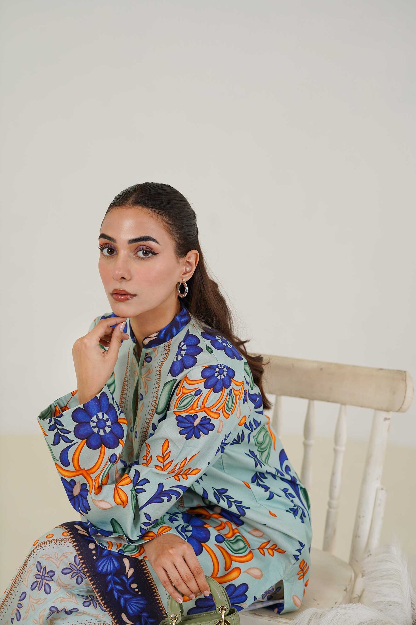 
                  
                    Lawn Co Ord Set D-2
                  
                