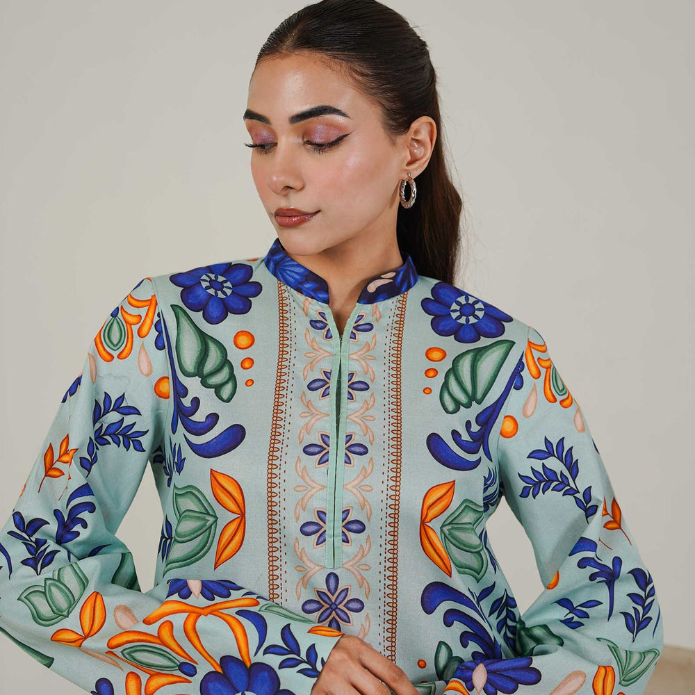 
                  
                    Lawn Co Ord Set D-2
                  
                