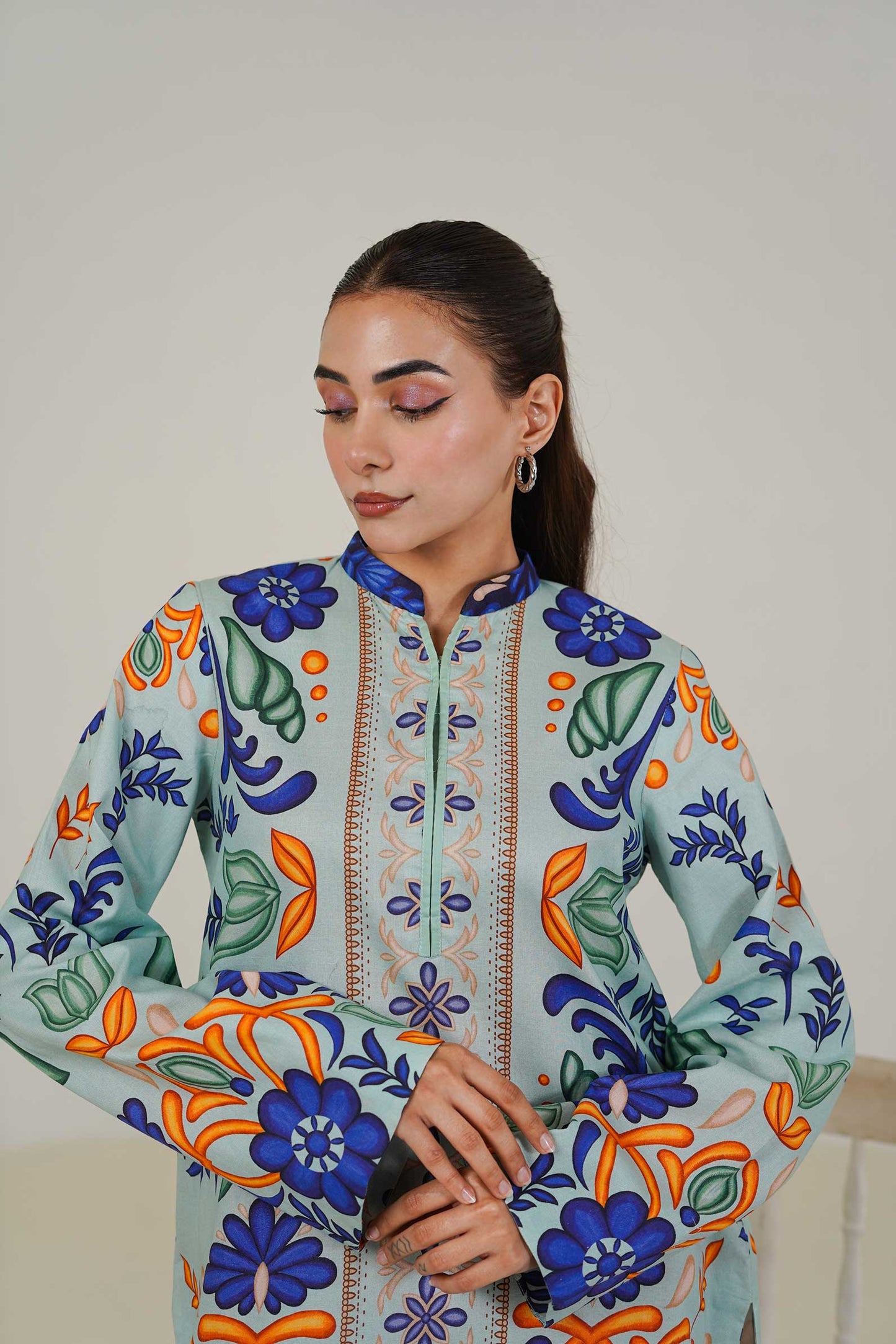 
                  
                    Lawn Co Ord Set D-2
                  
                