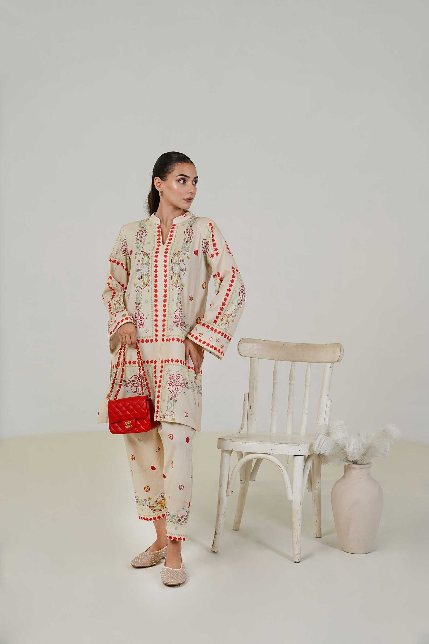 
                  
                    Lawn Co Ord Set D-4
                  
                