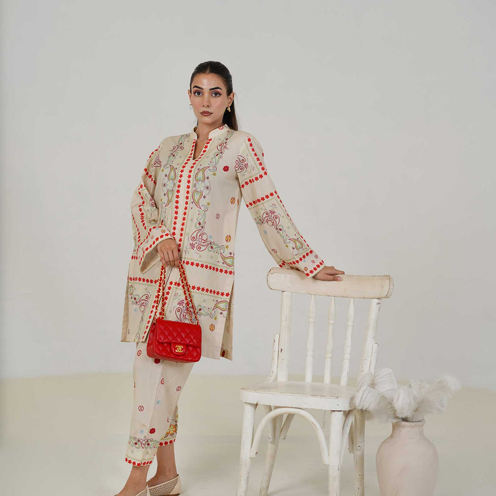 
                  
                    Lawn Co Ord Set D-4
                  
                