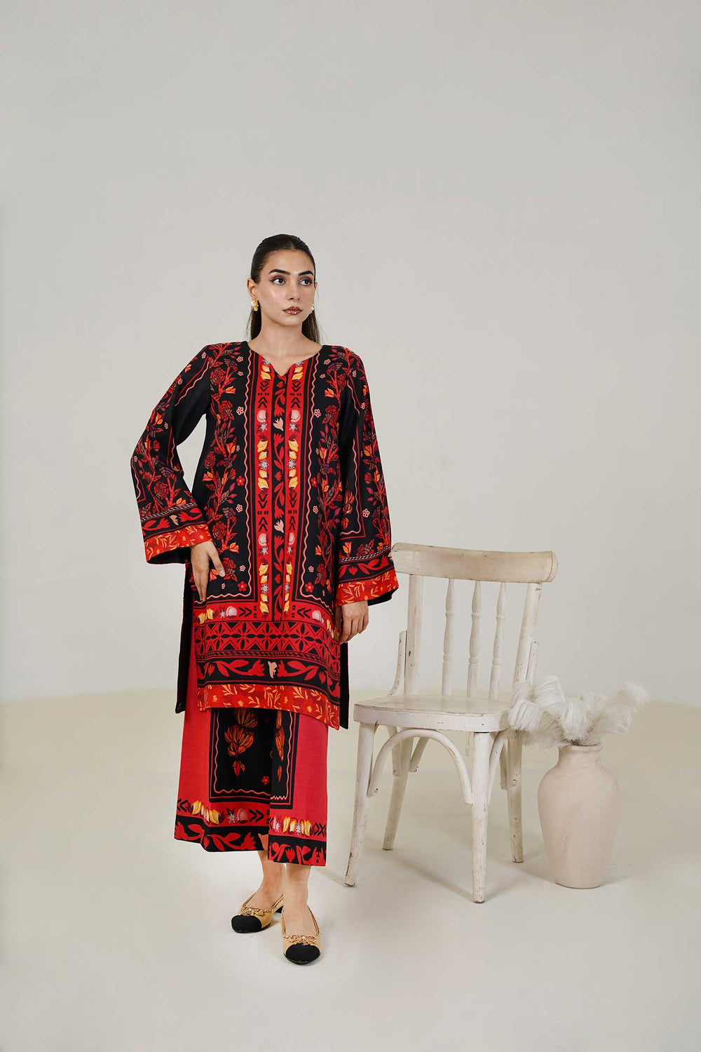 Lawn Co Ord Set D-5